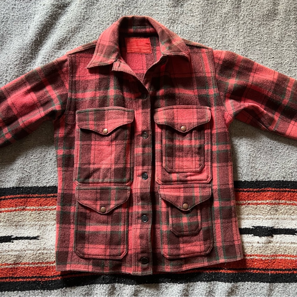 Filson Women’s Mackinaw Cruiser | Made in USA | Vintage 1950s Rare Wool - Picture 5 of 16